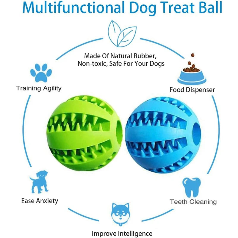 Treat Feeder - Interactive Rubber Ball