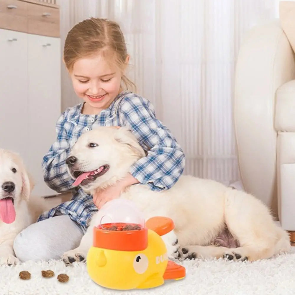 Interactive Pet Food Dispenser