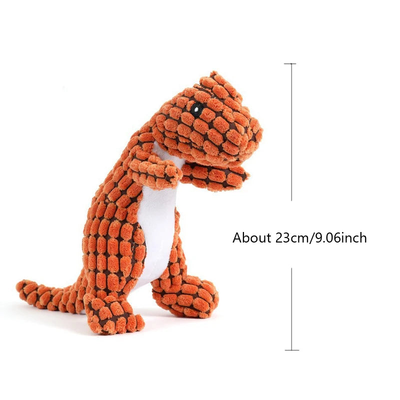 Chew-Proof Dinosaur Interactive Dog Toy