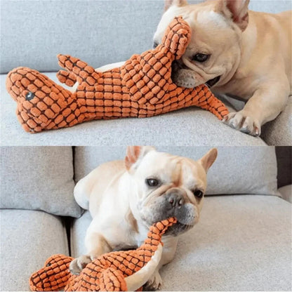 Chew-Proof Dinosaur Interactive Dog Toy