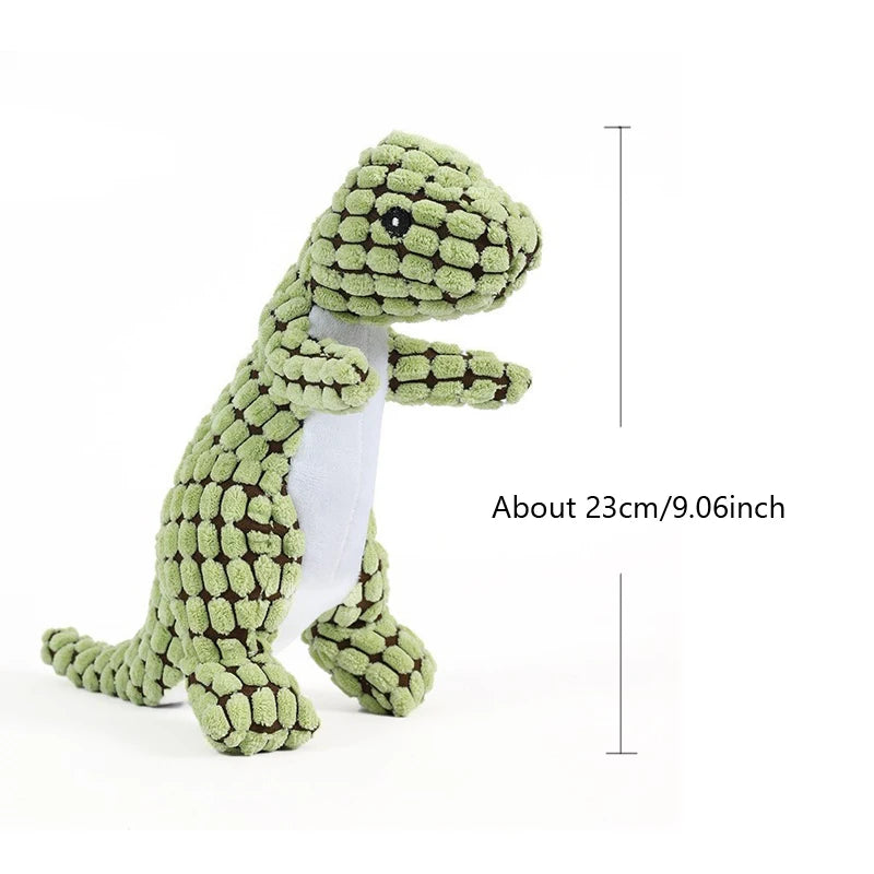 Chew-Proof Dinosaur Interactive Dog Toy