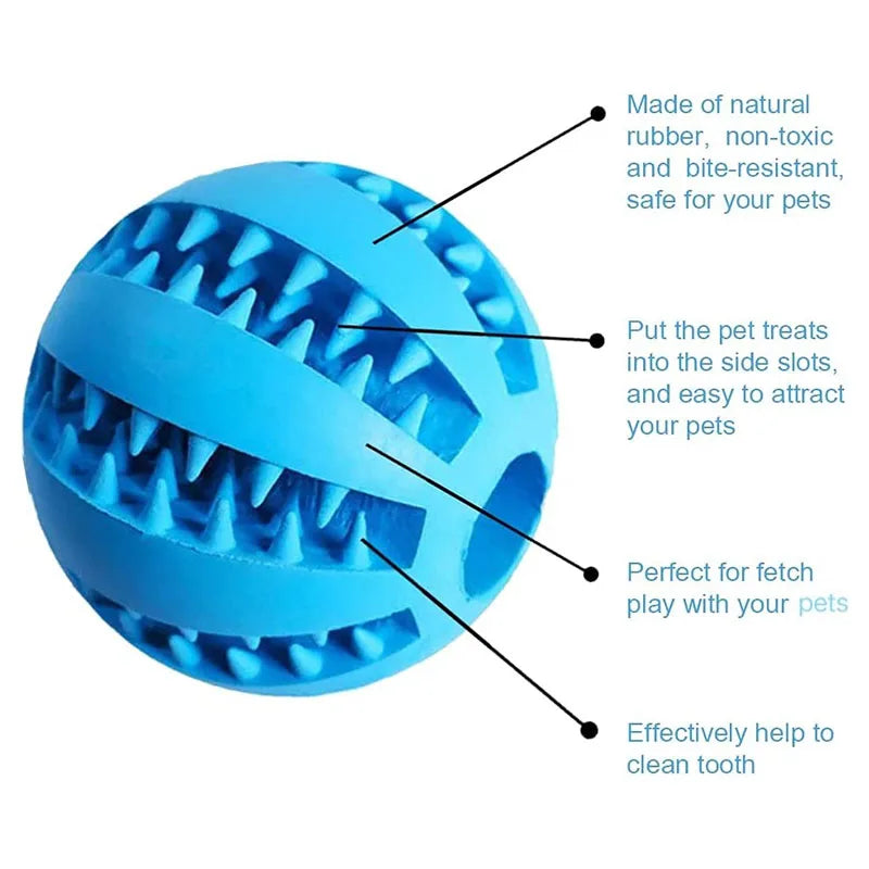 Treat Feeder - Interactive Rubber Ball