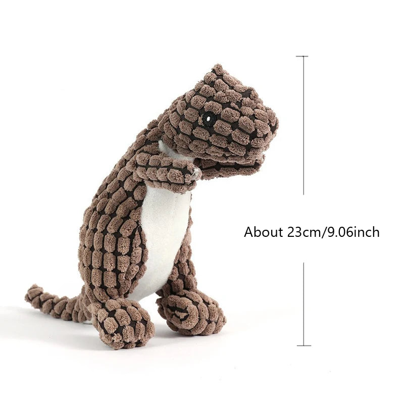 Chew-Proof Dinosaur Interactive Dog Toy