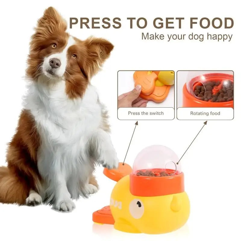 Interactive Pet Food Dispenser