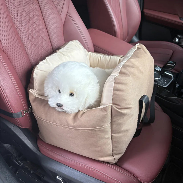 Travel Safety Puppy Dog Car Seat Bed - First Class