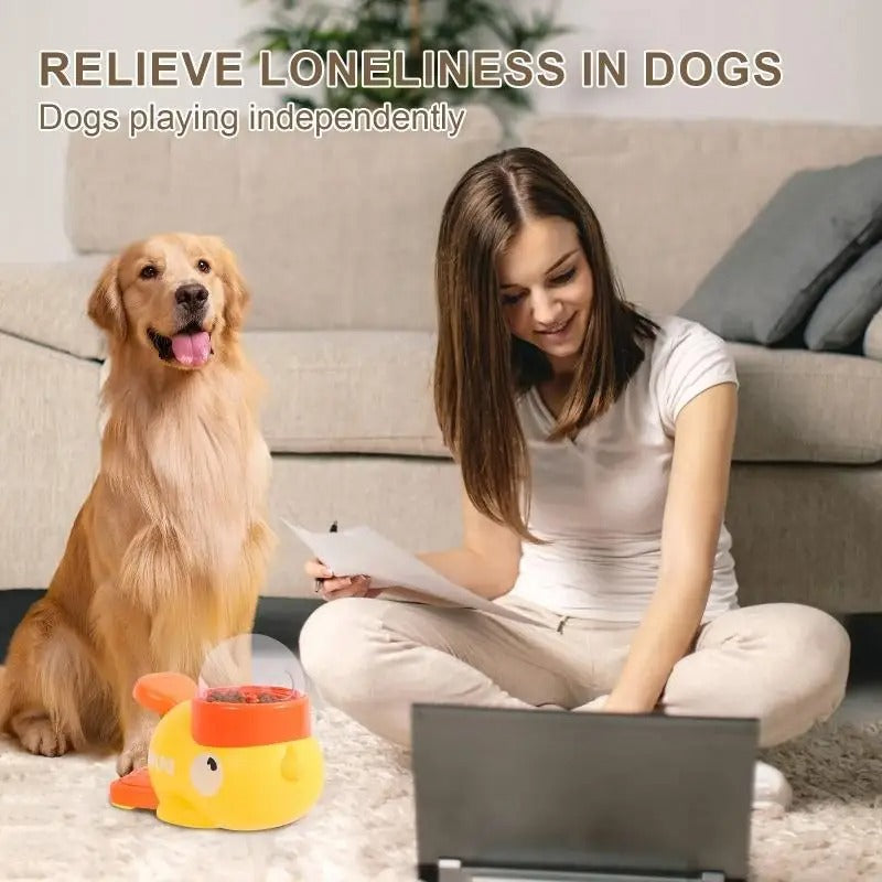 Interactive Pet Food Dispenser